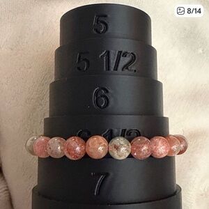 Elegant Pink and Cream Beaded Bracelet